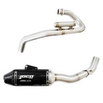 Escapamento Foco Racing F1 Crf 250f Preto All Black