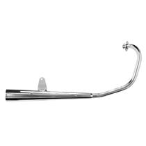 Escapamento Gemoto Ml 1 Abafador Com Suporte Protetor Motos Honda Titan 160 2016 À 2020 Fan 160 2018 À 2020