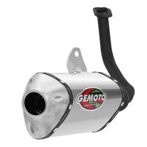 Escapamento Gemoto Racing 3 Trioval Curva Preta Pcx 150 2016 À 2019