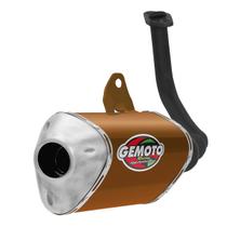 Escapamento Gemoto Racing 3 Trioval Curva Preta Pcx 150 2016 À 2019