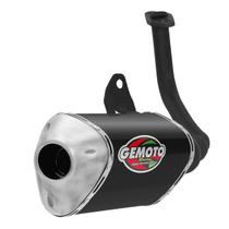 Escapamento Gemoto Racing 3 Trioval Curva Preta Pcx 150 2016 À 2019
