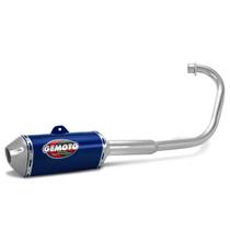 Escapamento Gemoto Racing 3 Trioval Titan Esd 150 2004 - 2008 Cromado Ponteira Escapamento Gemoto Racing 3 Trioval Titan Esd 150 2004 - 2008 Cromado Ponteira