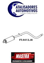 Escapamento Intermediário PALIO 1.4 FIRE FLEX 2005 2006 2007 2008 Original-Mastra FT4413M
