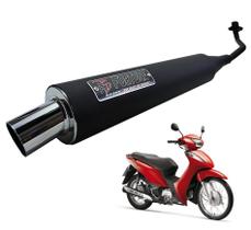Escapamento Mini F1 Esportivo Oval Biz Pop 100 110