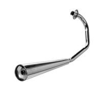 Escapamento Mini Gp Cromo Forte Titan 2000 À 2004 Ks / Kse