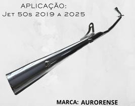 Escapamento Modelo Original Jet 50s 2019 a 2025 Cromado