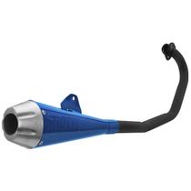 Escapamento Moto Honda Titan 150 Esd 2004 a 2008 Pro Tork Shot 8 Curva Preta Esportivo