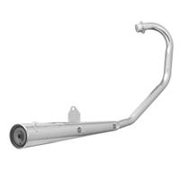 Escapamento Moto Honda Titan 160 2016 a 2019 Modelo Original Cromo Forte