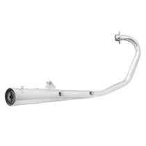 Escapamento Moto Honda Titan Esd 150 2009 a 2013 Modelo Original Cromo Forte