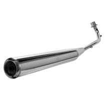 Escapamento Moto Yamaha Crypton 1997 a 2005 Cromado Cromo Forte