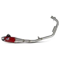 Escapamento Powercore 4 Cbx 250 Twister 2001/08 Vermelho