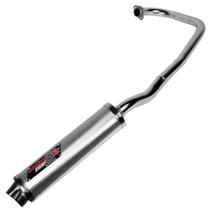 Escapamento pro tork eight aço titan 150 ks/es 2004/08