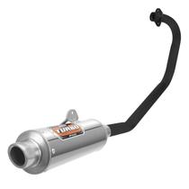 Escapamento Pro Tork Mini Turbo Moto Honda Titan 160 2023 Curva Preta