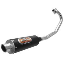 Escapamento Pro Tork Mini Turbo Titan 125 Ks 2000 À 2004 Fan 125 2004 À 2008 Cv Cromada