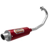 Escapamento Pro Tork Mini Turbo Titan 150 Esd 2004 À 2008 Curva Cromada