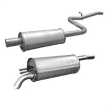 Escapamento Silencioso+ Abafador Doblo Cargo 1.4 2010 A 2015