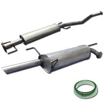 Escapamento Silencioso + Abafador Vectra Sedan 2.0 2.2 96 04 Escapamento Silencioso + Abafador Vectra Sedan 2.0 2.2 96 04