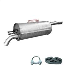 Escapamento Silencioso Doblo 1.4 Evo 2010 11 12 13 14 15 16