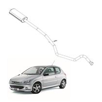 Escapamento Silencioso Peugeot 206 1.6 16V 2005 a 2009 Inter Escapamento Silencioso Peugeot 206 1.6 16V 2005 a 2009 Inter
