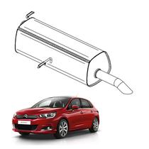 Escapamento Silencioso Traseiro C4 1.6 16V 2018 Hatch