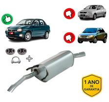 Escapamento Silencioso Traseiro Corsa Classic 1.0 8V 2004 a 2009 Escapamento Silencioso Traseiro Corsa Classic 1.0 8V 2004 a 2009