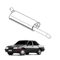 Escapamento Silencioso Traseiro Monza 2.0 1991 a 1995 1996