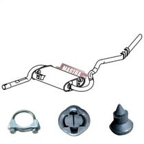 Escapamento Silencioso Traseiro Saveiro 1.8 8v G1 87 A 91