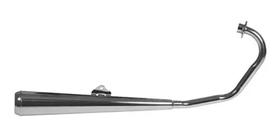 Escapamento titan 150 esd 2009 modelo turuna com protetor cromado