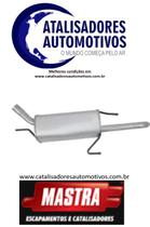 Escapamento Traseiro CORSA 1.0 8V/1.4 8v.1.8 SEDAN (frente montana ponteira para baixo) FLEX 07/2006 2007 2008 2009 2010 2011 2012