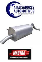 Escapamento Traseiro FOX/CROSS FOX 1.6 2003 2004 2005 2006 2007 2008 2009 2010 2011 2012 2013 EM DIANTE Original -Mastra VW0322T