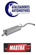 Escapamento Traseiro GOL E PARATI 1.6/1.8/2.0 8V MODELO 2000 09/1999 2000 2001 2002 2003 GIII Original -Mastra VW0410T