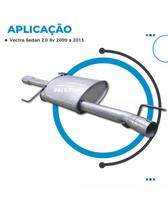 Escapamento Traseiro Mastra Vectra Sedan 2.0 8v 2009 a 2011 Escapamento Traseiro Mastra Vectra Sedan 2.0 8v 2009 a 2011