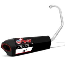 Escapamento V3 Fazer 150 com Abraçadeira Alumínio Preto Pro Tork - ES-597YP Escapamento V3 Fazer 150 com Abraçadeira Alumínio Preto Pro Tork - ES-597YP