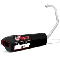 Escapamento V3 Fazer 150 com Abraçadeira Alumínio Preto Pro Tork - ES-597YP Escapamento V3 Fazer 150 com Abraçadeira Alumínio Preto Pro Tork - ES-597YP