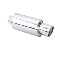 Escape abafador em inox para VW Up Gol Meriva saída 3,5 Pol