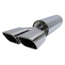 Escape Esportivo Saida Dupla Quadrada Acabamento Virolado Escape Esportivo Saida Dupla Quadrada Acabamento Virolado