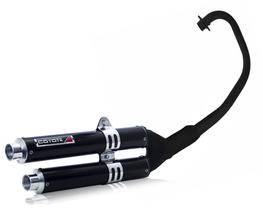 Escape / Ponteira Coyote Competition Duplo em Alumínio - CBX 250 Twister até 2008 - Honda