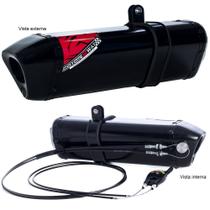 Escape / Ponteira Coyote Modelo TRS 2 Way + Mais em Alumínio - ADV 150 - Honda