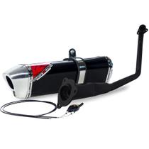 Escape Ponteira Coyote Modelo TRS 2 Way Mais em Alumínio CG 150 Titan Fan EX ESDi 2009 à 2013 Honda Escape Ponteira Coyote Modelo TRS 2 Way Mais em Alumínio CG 150 Titan Fan EX ESDi 2009 à 2013 Honda