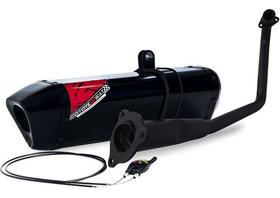 Escape / Ponteira Coyote Modelo TRS 2 Way + Mais em Alumínio - Fazer FZ 15 ano 2023 em Diante - Yamaha Escape / Ponteira Coyote Modelo TRS 2 Way + Mais em Alumínio - Fazer FZ 15 ano 2023 em Diante - Yamaha