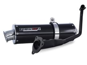 Escape / Ponteira Coyote RS1 Aluminio Redondo - Fazer FZ 250 ano 2018 em Diante - Yamaha Escape / Ponteira Coyote RS1 Aluminio Redondo - Fazer FZ 250 ano 2018 em Diante - Yamaha