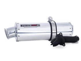 Escape / Ponteira Coyote RS3 Alumínio Oval - CB 300 R - Honda