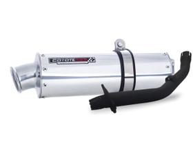 Escape / Ponteira Coyote RS3 Aluminio Oval - Falcon NX 400 ano 2006 até 2015 - Honda