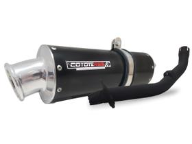 Escape / Ponteira Coyote RS3 Aluminio Oval - Falcon NX 400 até 2005 - Honda