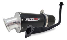 Escape / Ponteira Coyote RS3 Alumínio Oval - FZ 15 - Yamaha