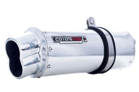 Escape / Ponteira Coyote RS5 Boca 8 Aluminio Oval - Biz 125 até 2010