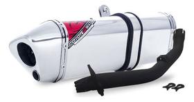 Escape / Ponteira Coyote TRS 2 Way Alumínio - Lander XTZ 250 até 2018 - Yamaha Escape / Ponteira Coyote TRS 2 Way Alumínio - Lander XTZ 250 até 2018 - Yamaha