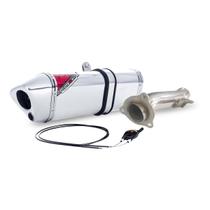 Escape / Ponteira Coyote TRS 2 Way + Mais em Alumínio - Bandit 650 até 2008