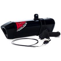 Escape Ponteira Coyote TRS 2 Way + Mais em Alumínio Bros 160 NX-R ano 2025 em Diante - Honda - Black