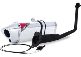 Escape / Ponteira Coyote TRS 2 Way + Mais em Alumínio - NMax 160 - Yamaha Escape / Ponteira Coyote TRS 2 Way + Mais em Alumínio - NMax 160 - Yamaha